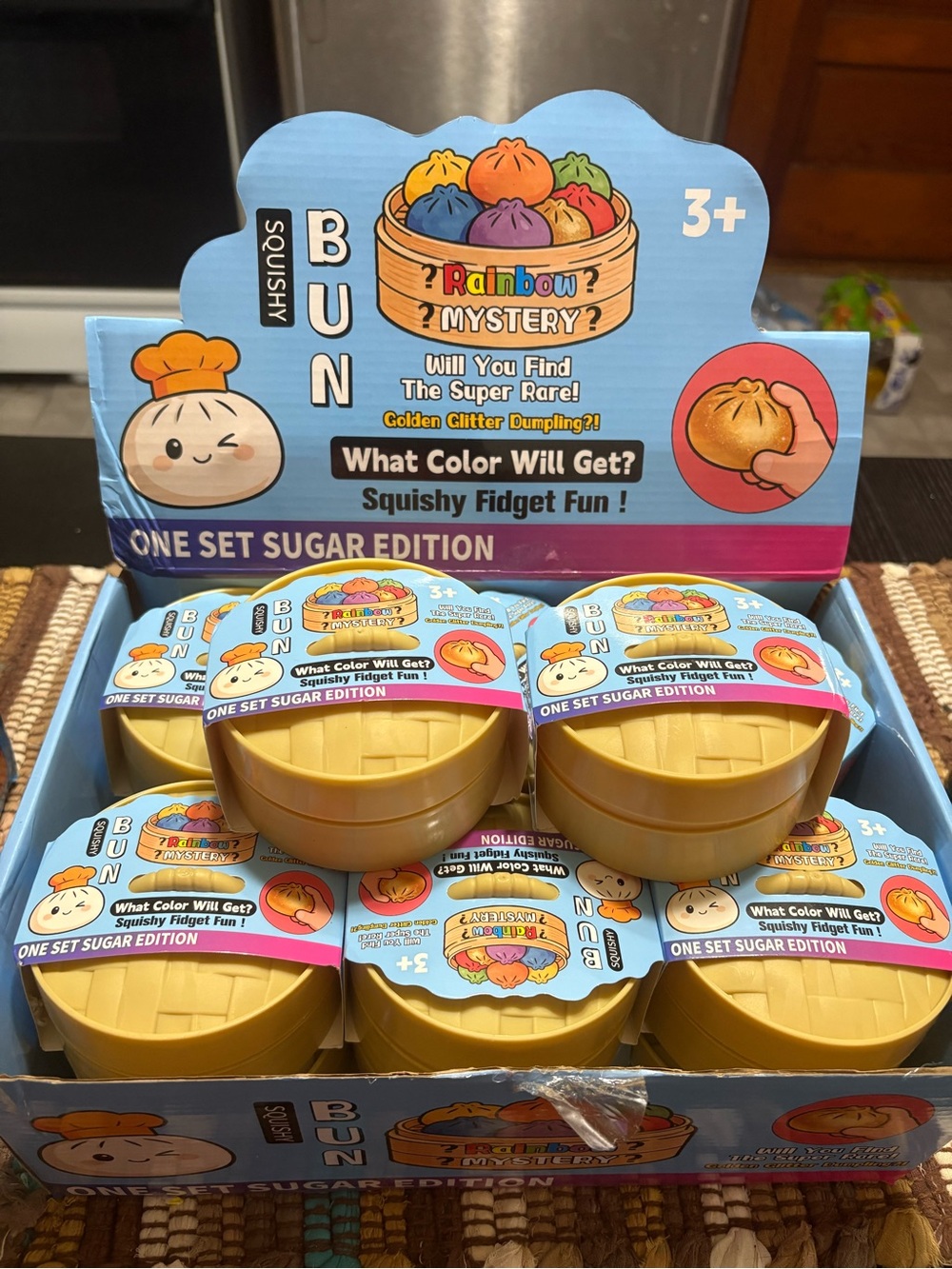 Rainbow Mystery Squishy Bun Kids Toy – SUGAR EDITION